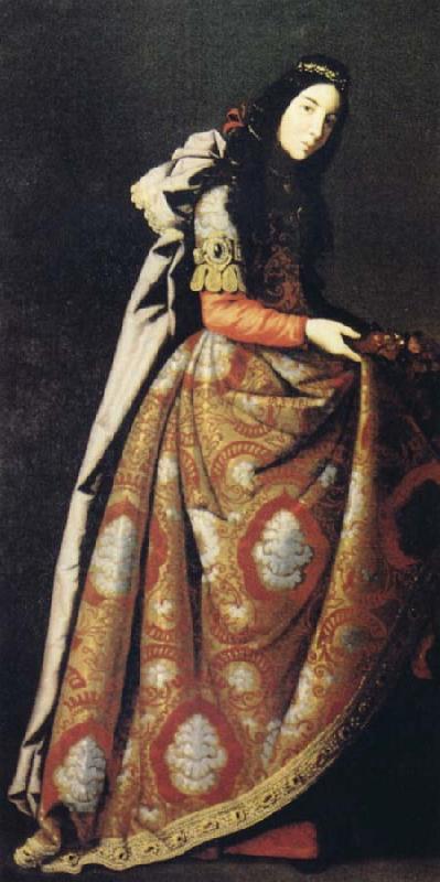 Francisco de Zurbaran Saint Casilda oil painting picture
